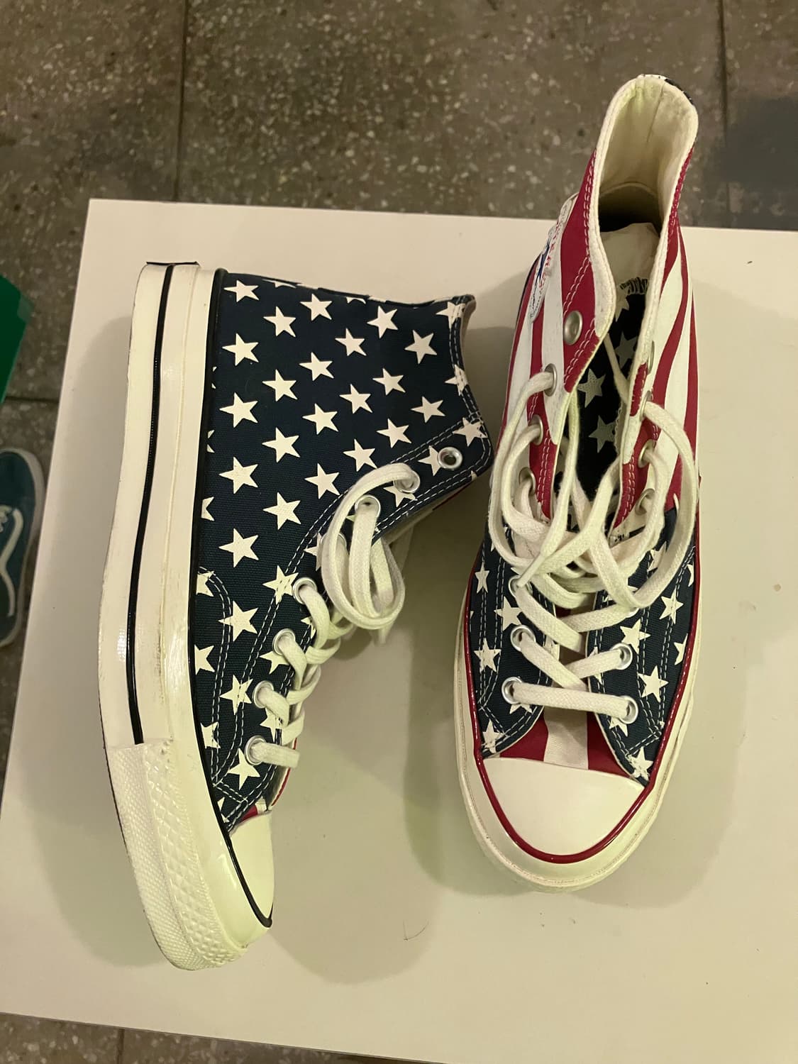 275 컨버스 척 70 하이 아카이 브 리스트럭처드 성조기 상품이미지5