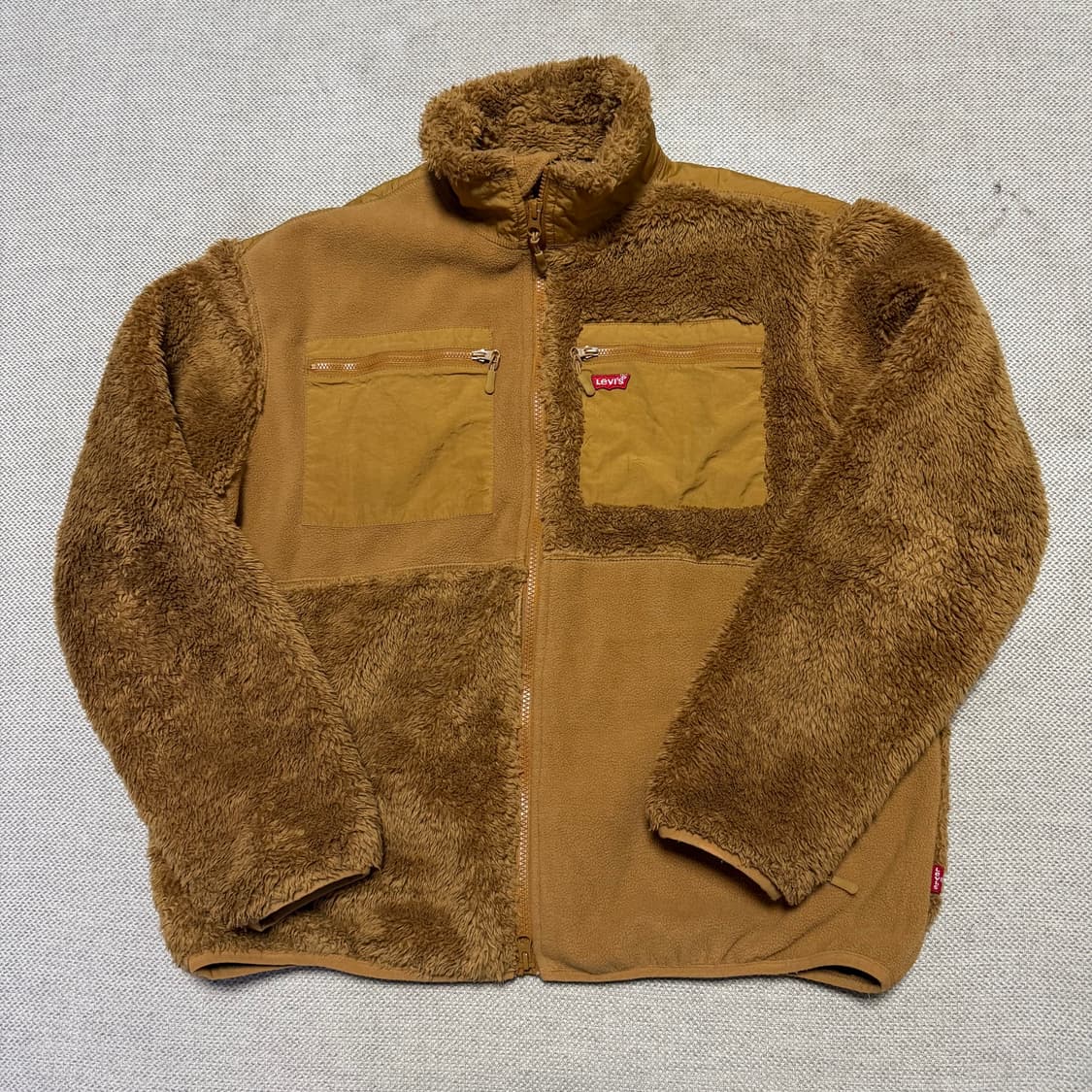 리바이스 브라운 플리스 자켓 상품이미지1