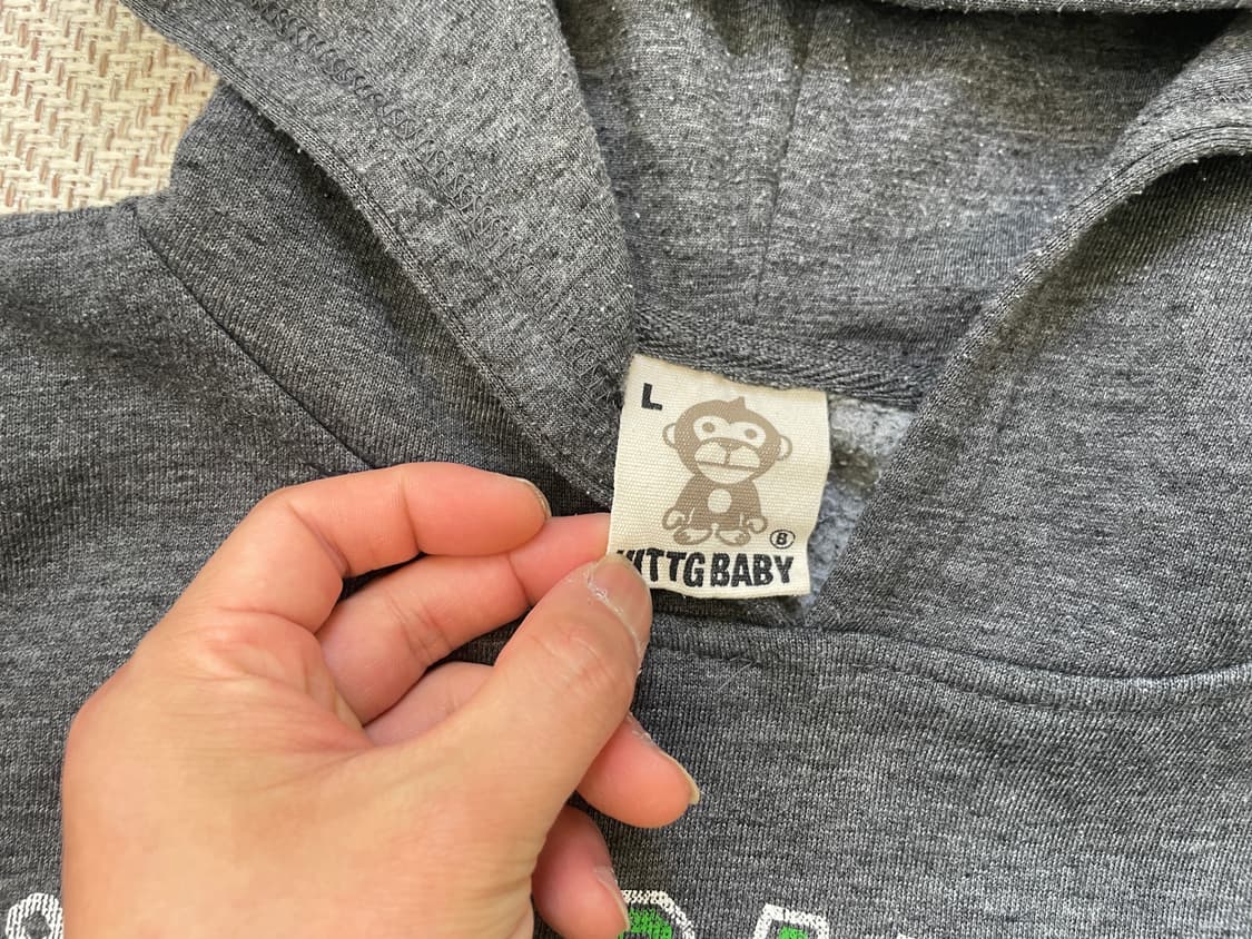 빈티지 Wttg baby 몽키 후드 스웻  상품이미지3