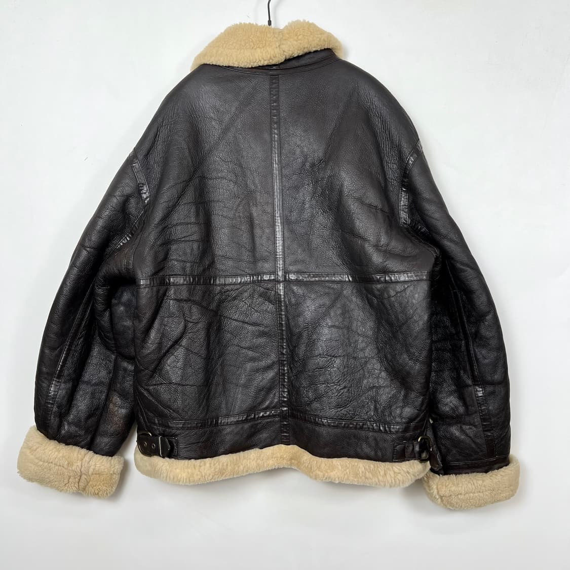 1980s Stussy 스투시 B-3 양가죽 무스탕 상품이미지7