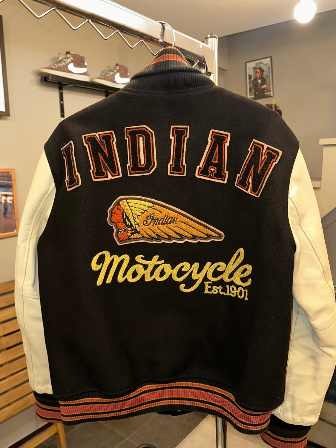 Indian Motorcycle logo patch varsity  상품이미지10