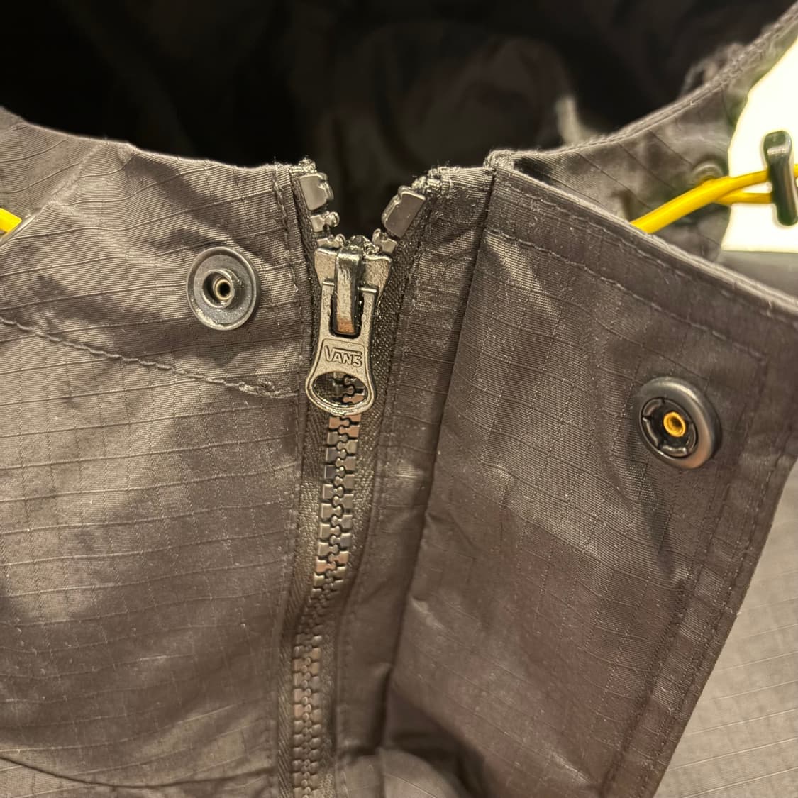 [S] 반스 아노락 바람막이 블랙/카키/옐로우 D881 상품이미지5