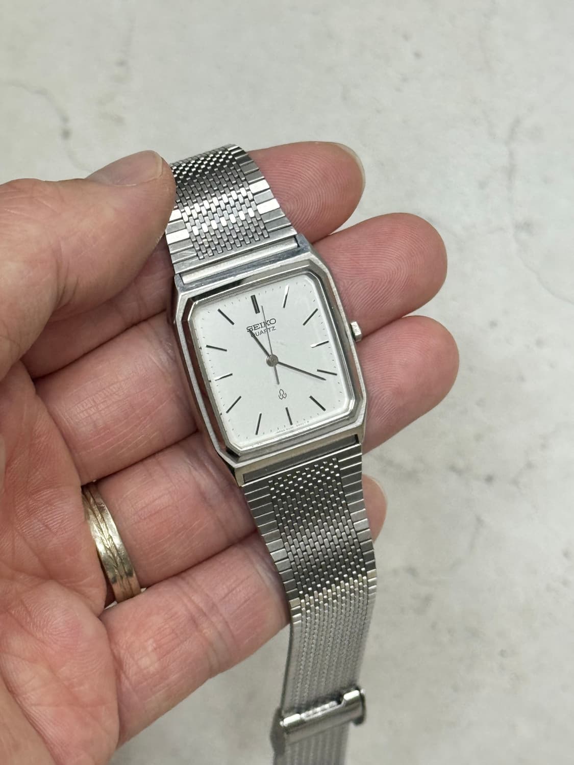 80s 빈티지 세이코 탱크 쿼츠 상품이미지9