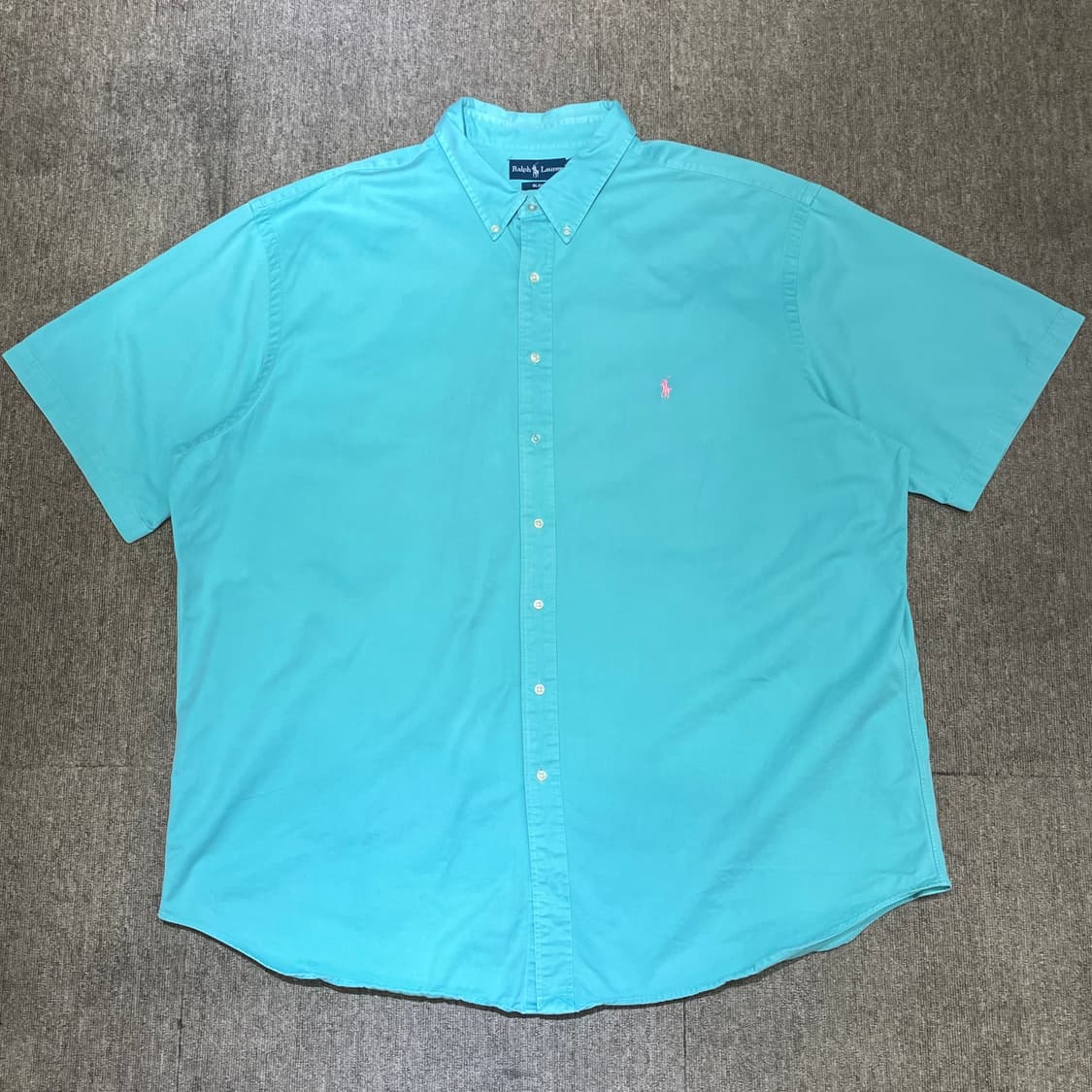(3XL) POLO 폴로 랄프로렌 솔리드 반팔 셔츠 블레이크 상품이미지3