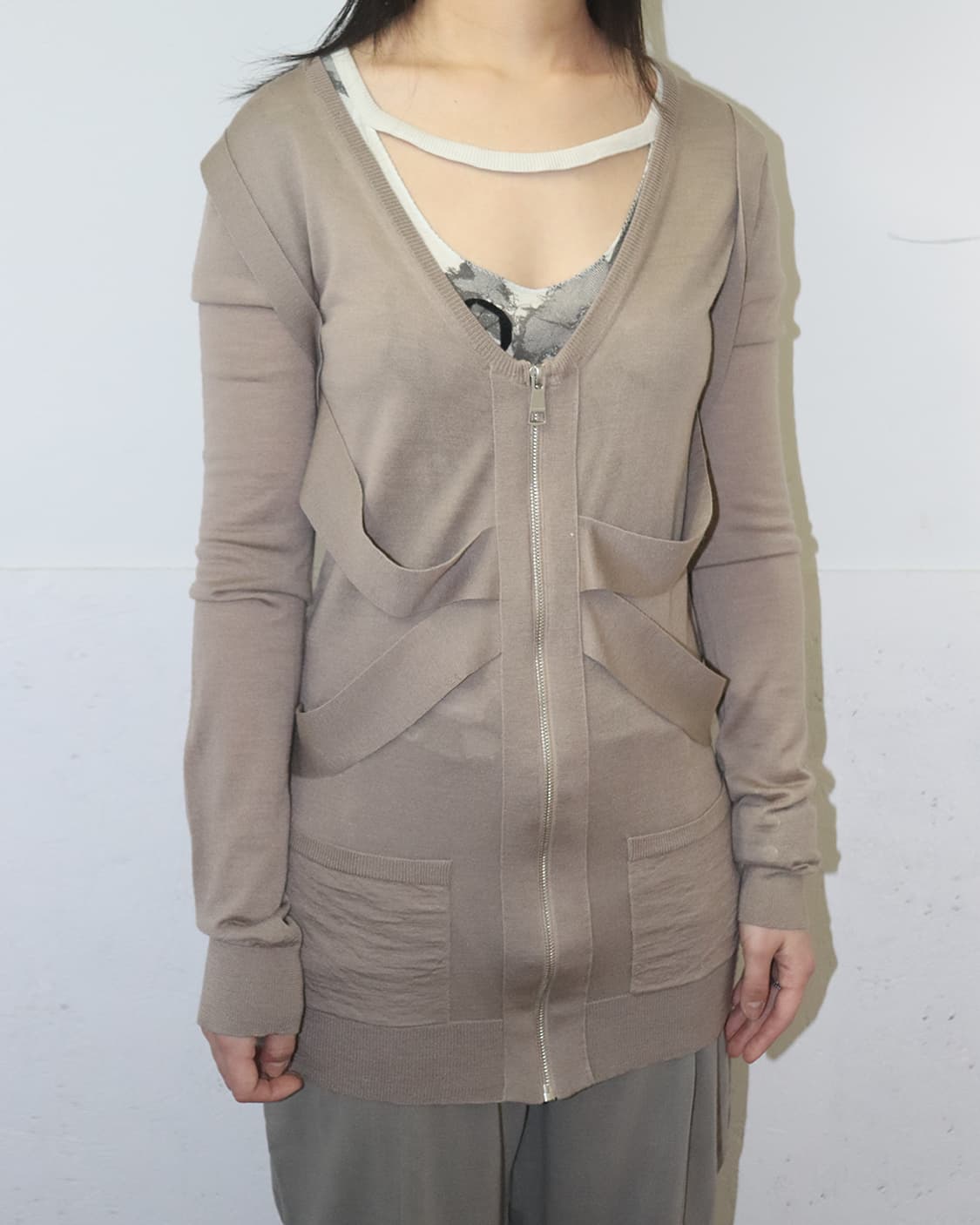 버버리 프로섬 by 크리스토퍼 베일리 본디지 스트랩 가디건 상품이미지2