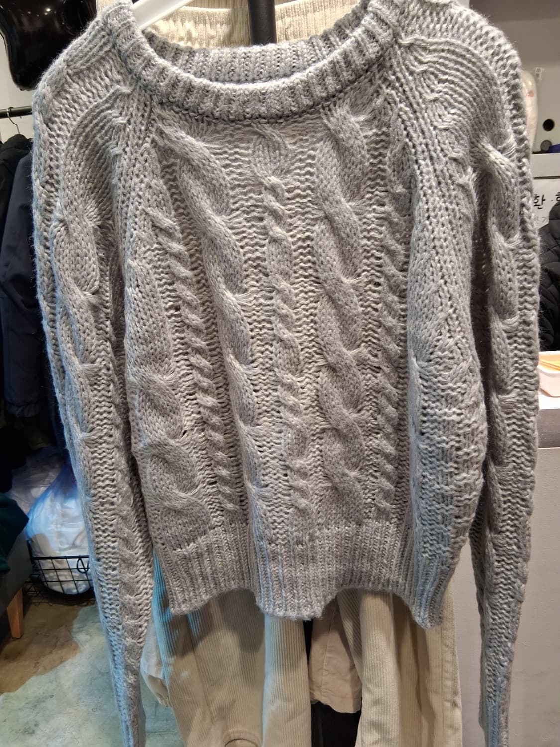 꽈배기 니트 스웨터 상품이미지2