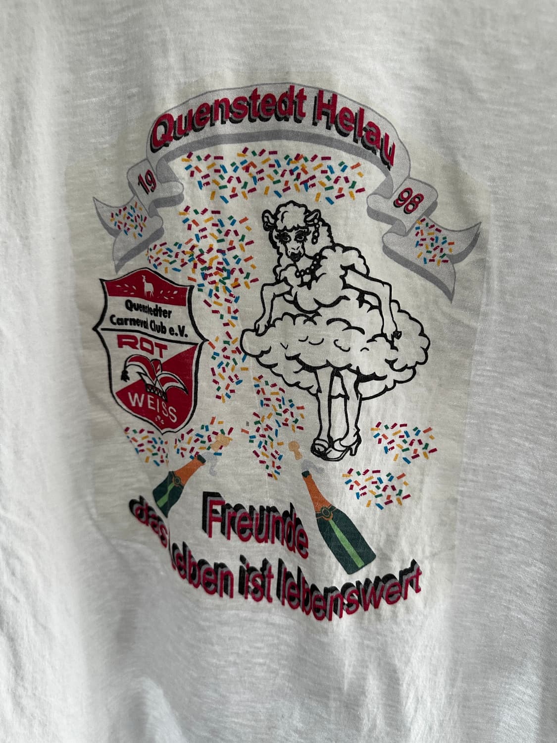 1998 Quenstedt Helau Carnival Graphic T 상품이미지1