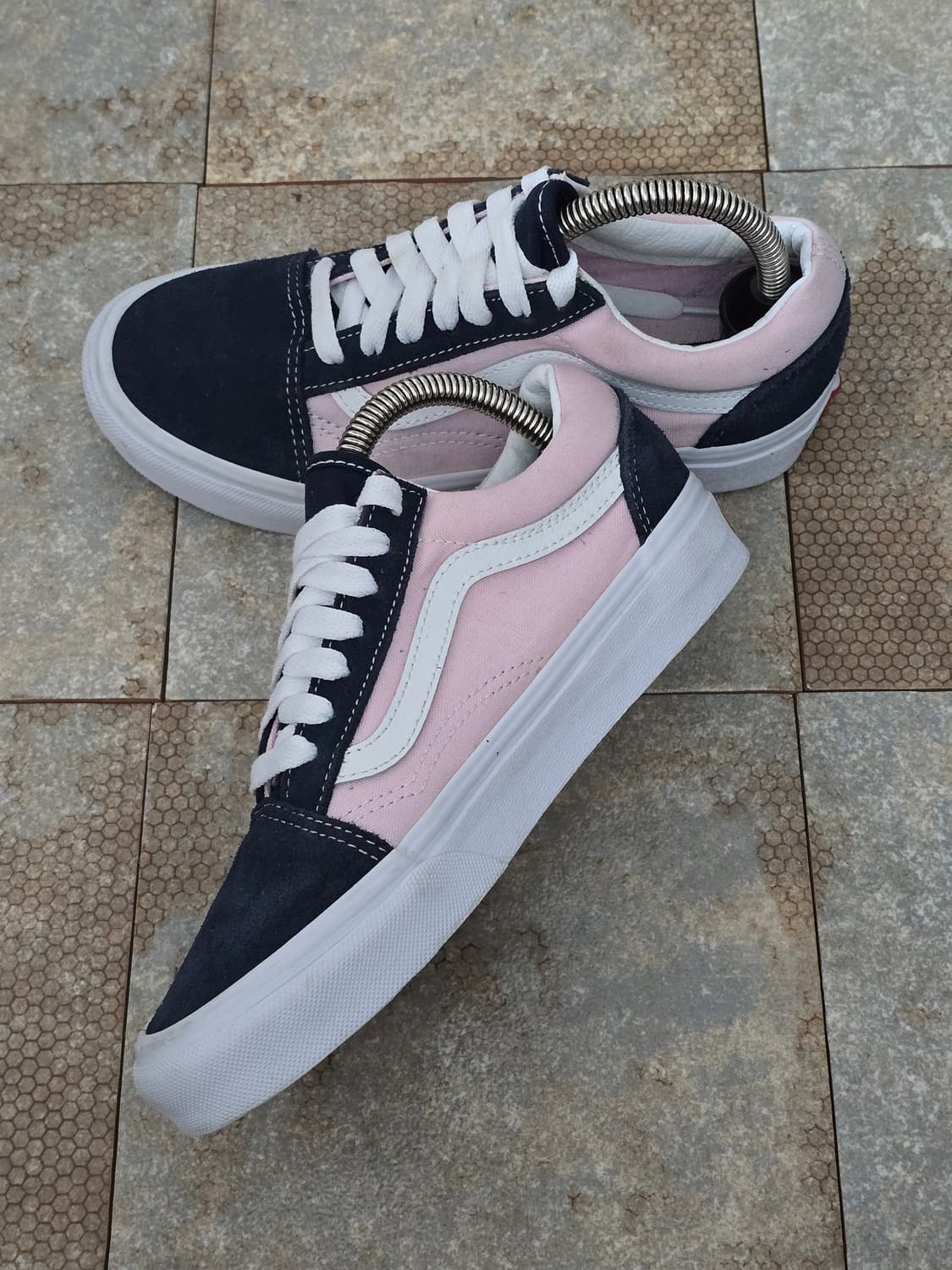 (220)반스 올드스쿨 핑크 네이비 상품이미지6