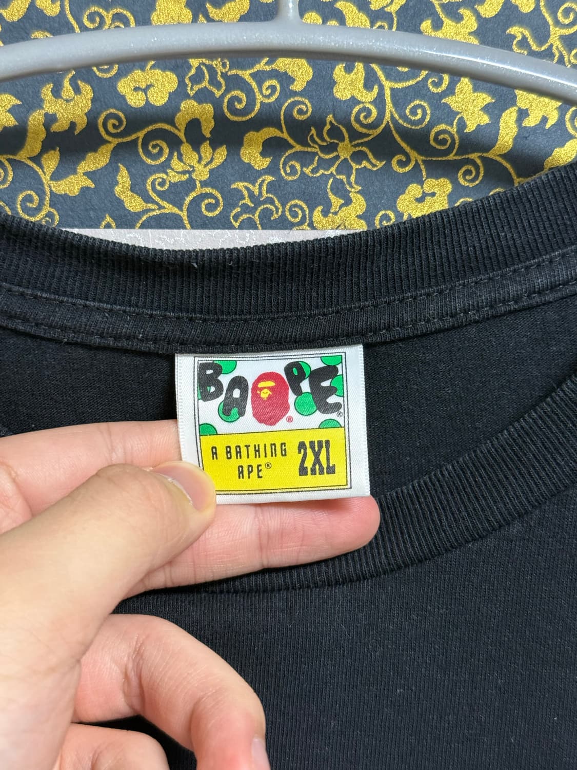 [XXL] 베이프 재팬 컬리지 시티 롱슬리브 블랙 상품이미지4