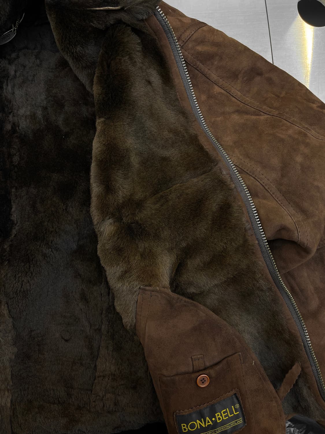 Bona Bell 90‘s 시어링 스웨이드 무스탕 상품이미지8