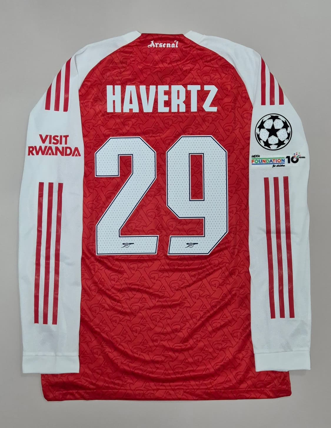 25-26 아스날 홈 카이 하베르츠 긴팔 유니폼 XL 상품이미지1