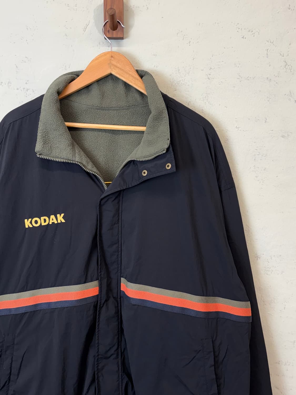 코닥 KODAK 리버시블 양면 빅로고 바람막이 점퍼 상품이미지4