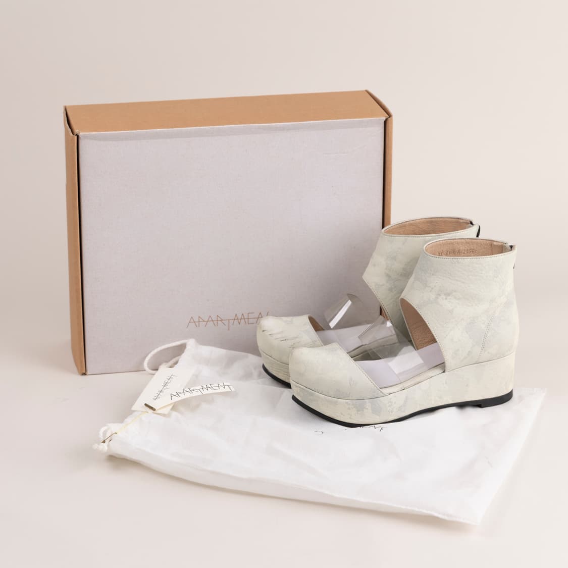 플랫아파트먼트 한복 모티브 웨지힐 부츠 240 상품이미지2