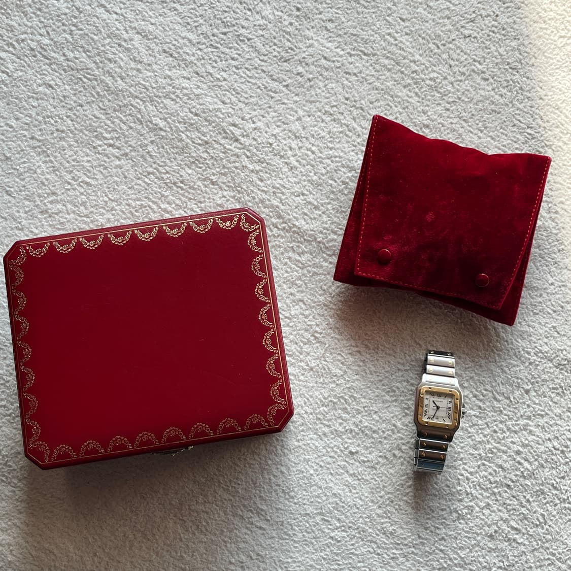 까르띠에 산토스 갈베 lm 콤비 상품이미지1