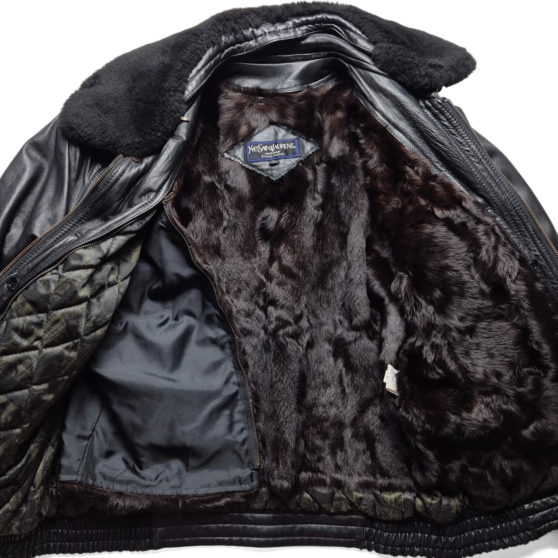 [100] 입생로랑 퍼카라 양가죽 플라이트 자켓 상품이미지6