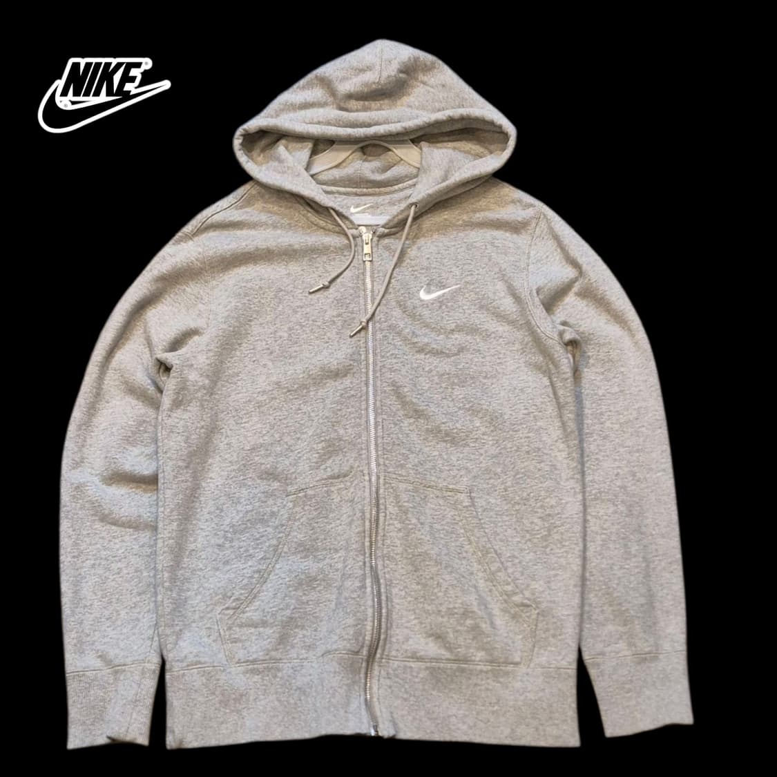 L 나이키 그레이 후드집업  상품이미지1