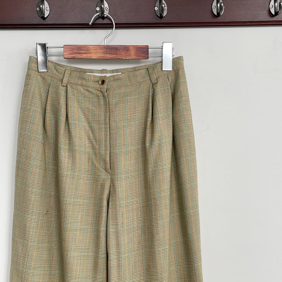 버버리 체크 더블 블레이저 팬츠 바지 셋업 상품이미지6