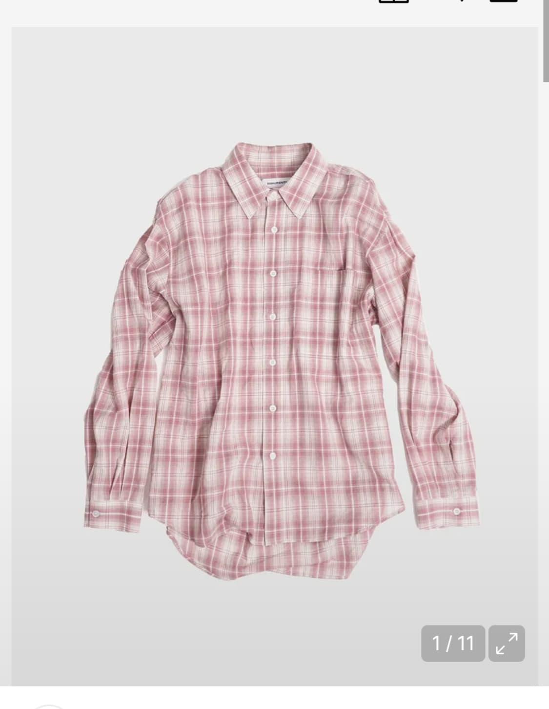 999휴머니티 이지 체크셔츠 상품이미지1