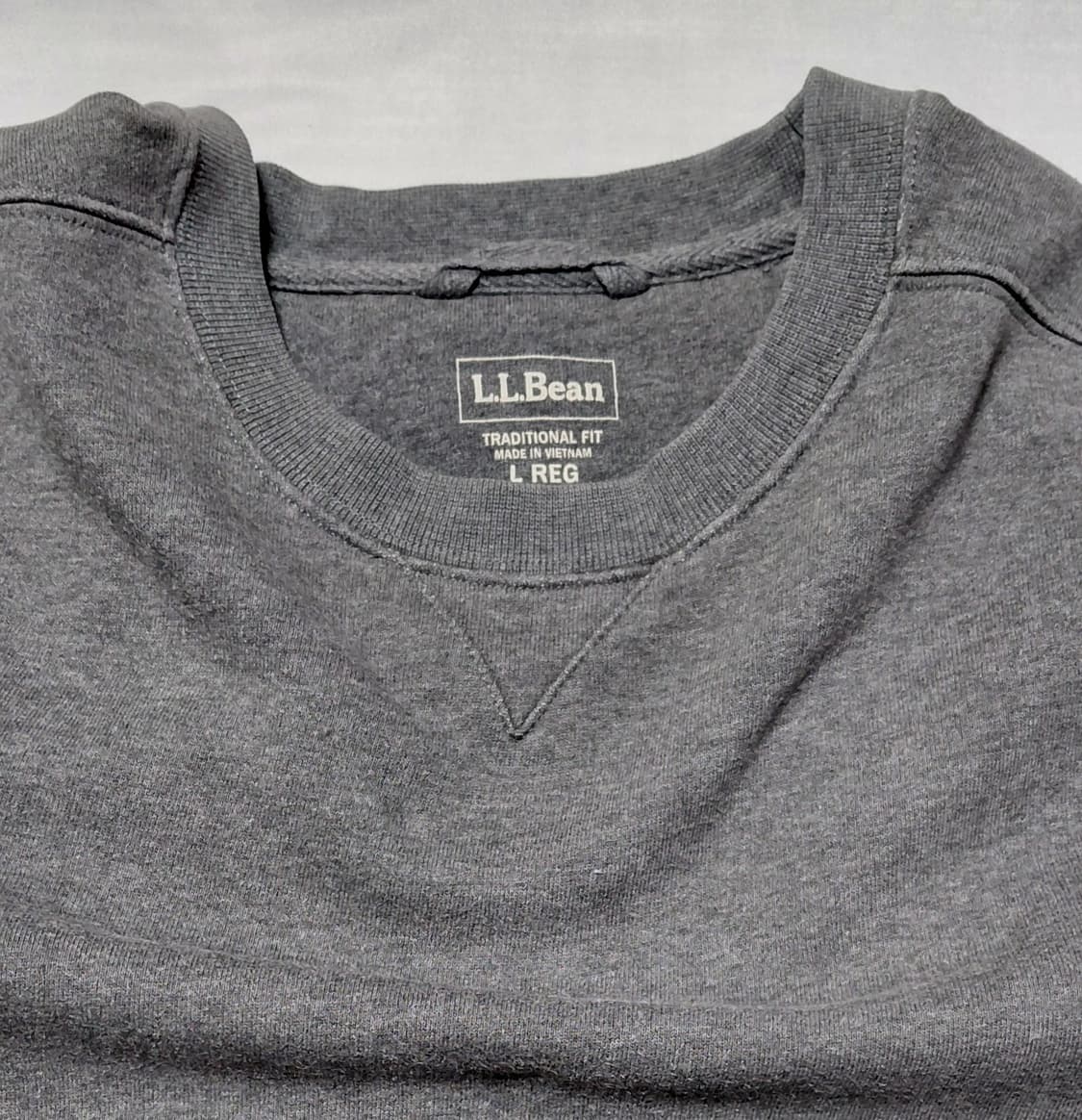 L.L.Bean 회색 기모 맨투맨 L 상품이미지2