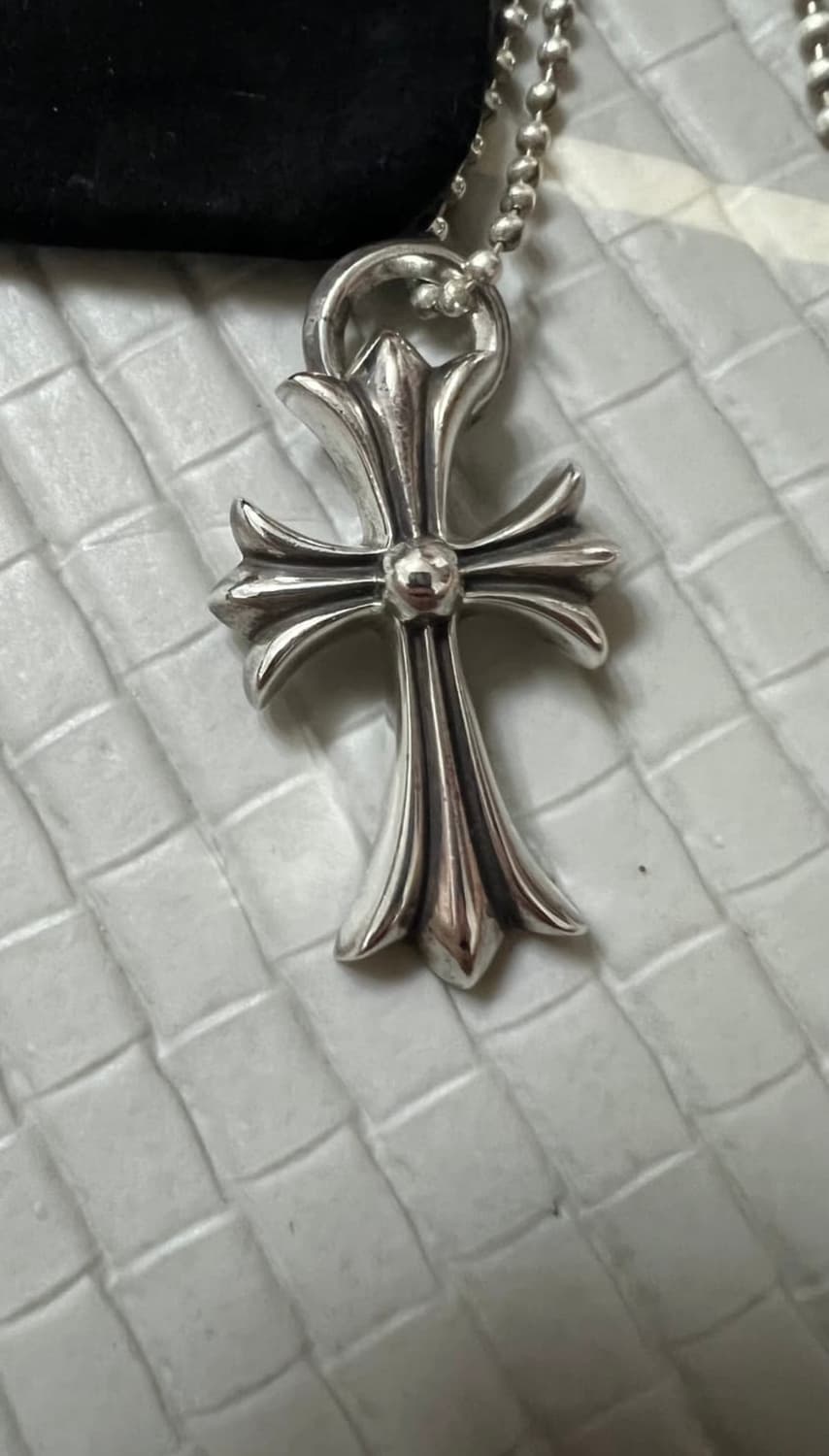 크롬하츠 크로스 펜던트 목걸이(정품 볼체인 포함) 상품이미지2