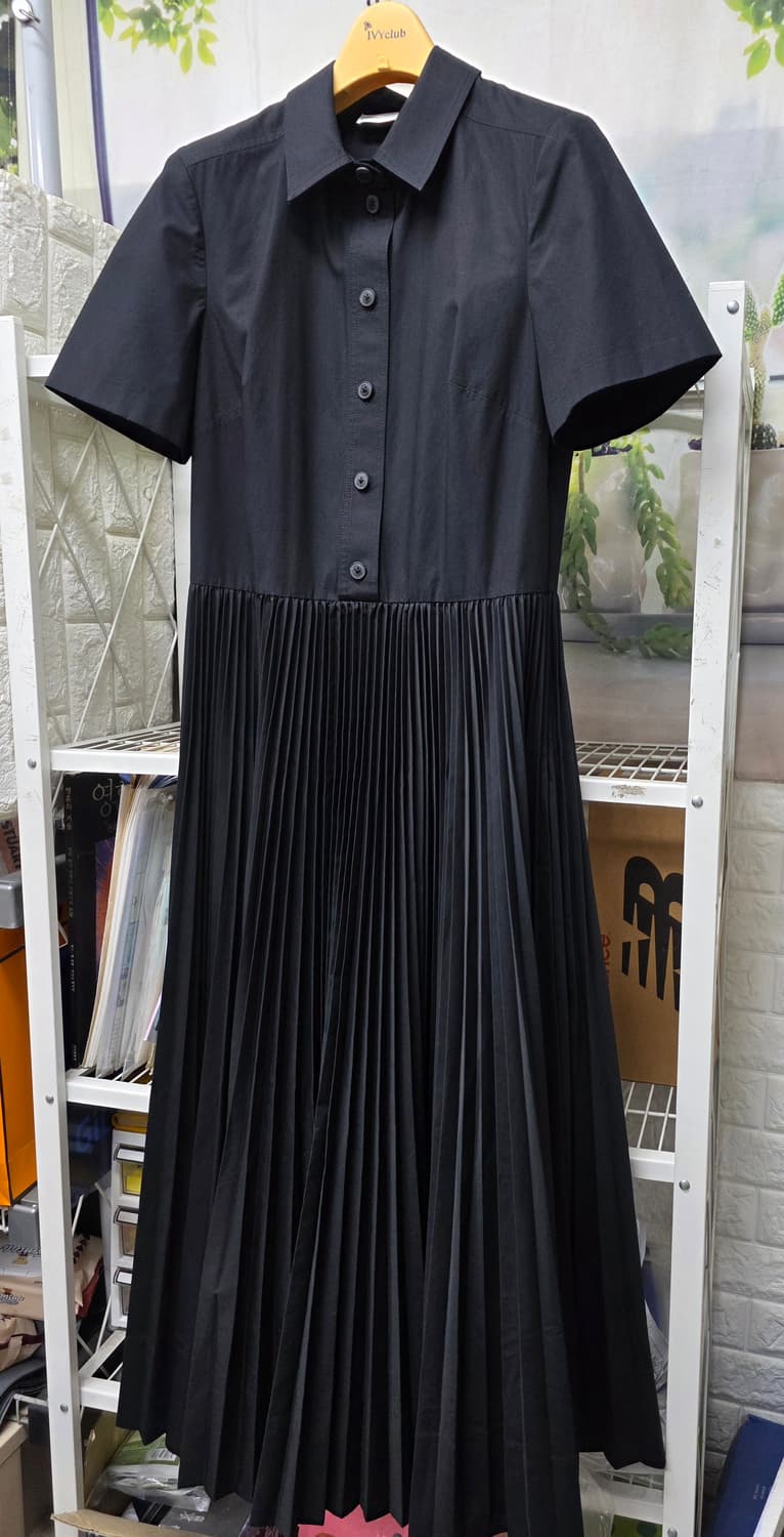 토리버치 여성드레스 S 포플린 플리츠 셔츠드레스 롱원피스 WM32 상품이미지2