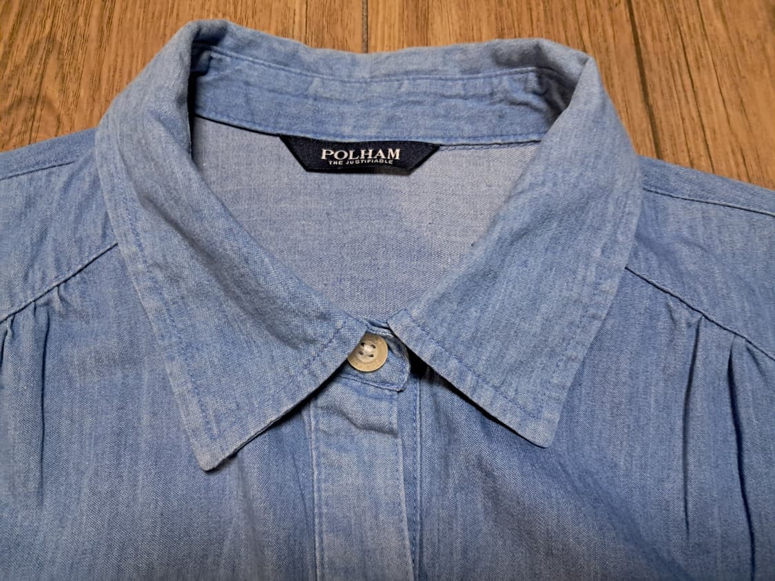 폴햄 여성 롱 데님셔츠 F 상품이미지6