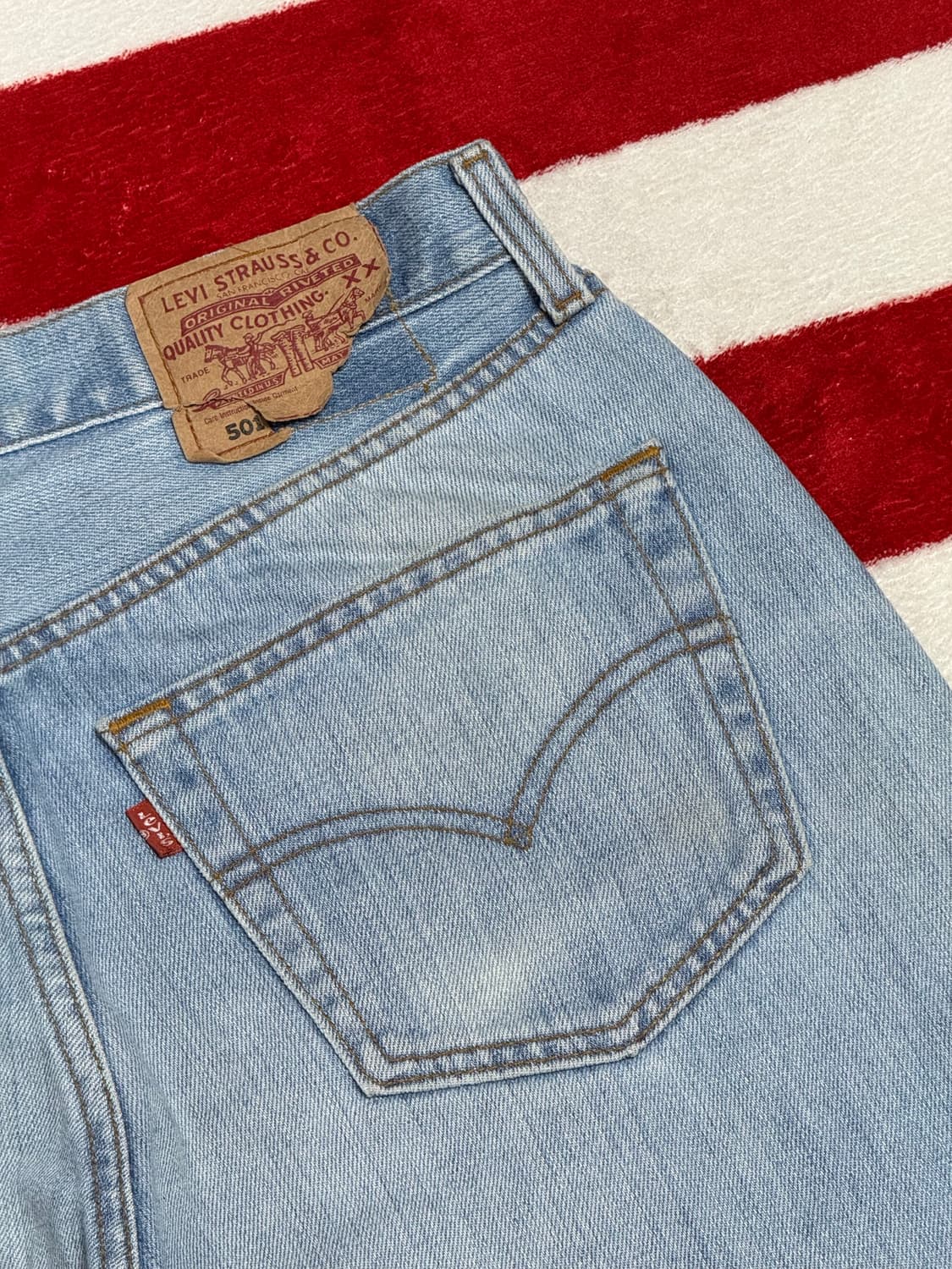 리바이스 501 연청 데님팬츠 Levi's 501 vintage 상품이미지9