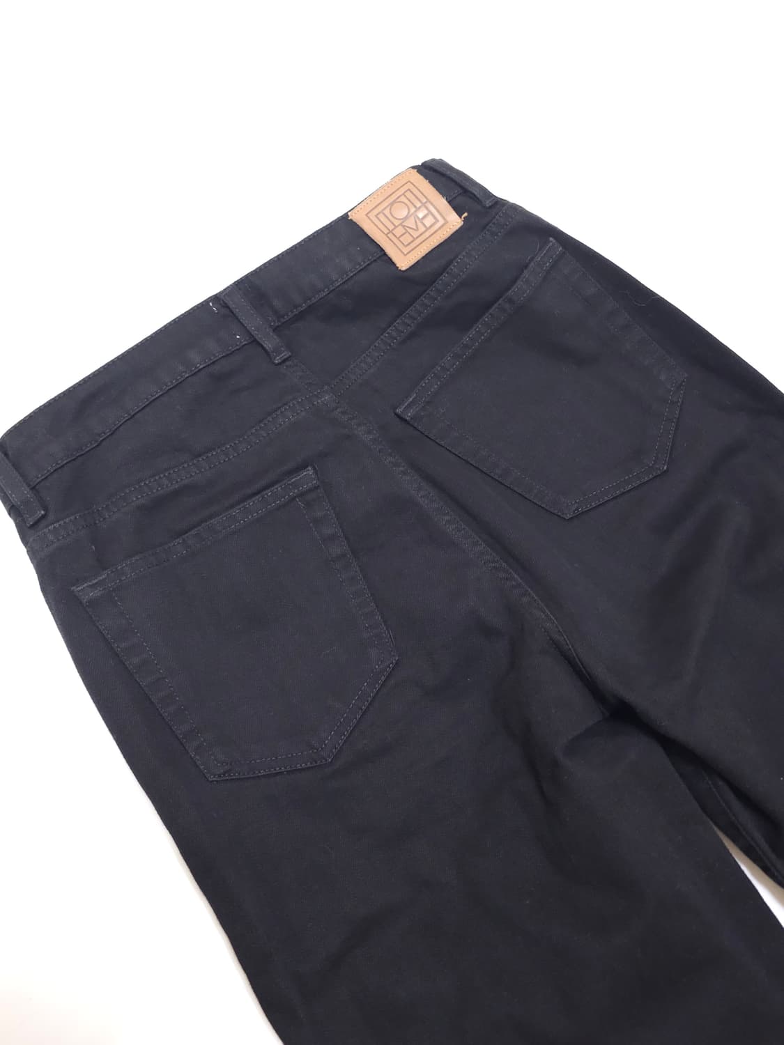 토템 플레어 와이드 블랙 데님 상품이미지6