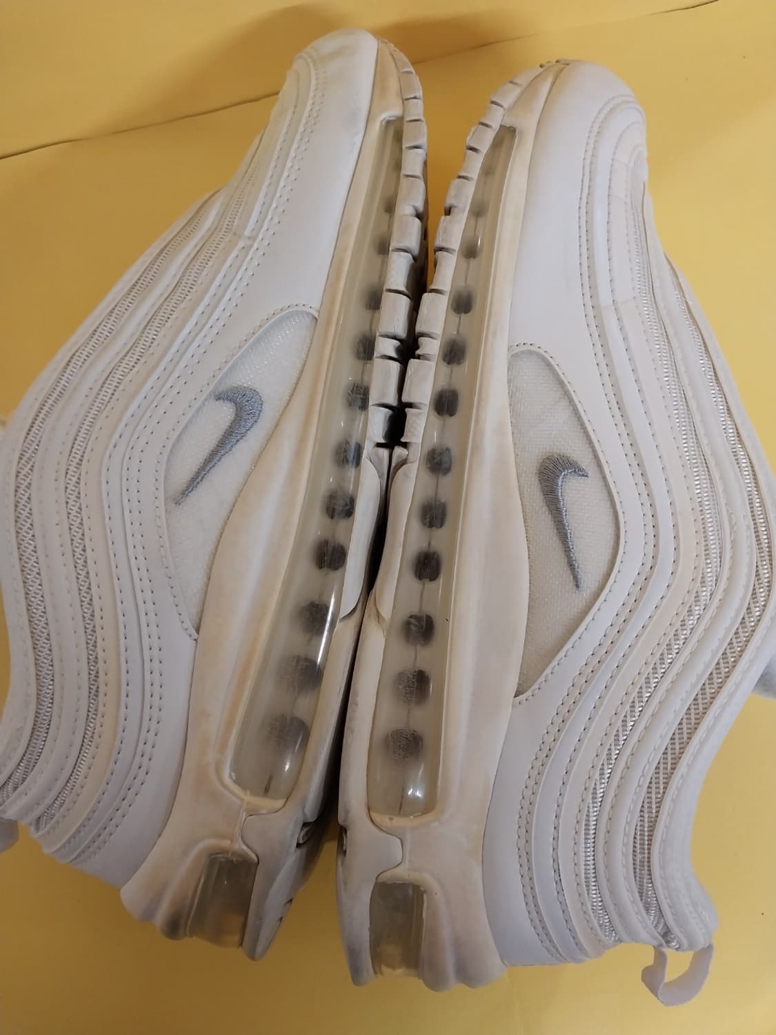 남성 나이키 에어맥스 97 화이트 운동화 (265) 상품이미지8