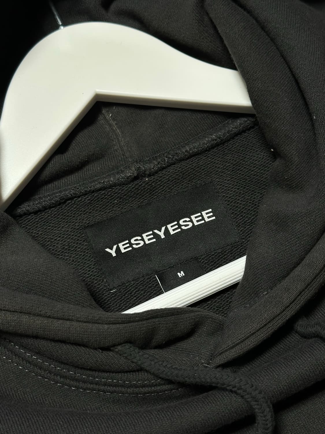 예스아이씨 레이싱 빅로고 블랙 후드티 상품이미지6