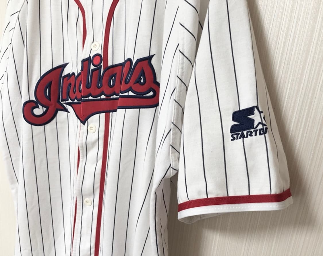 MLB 스타터 클리블랜드인디언스 올드유니폼/져지 XL 상품이미지6