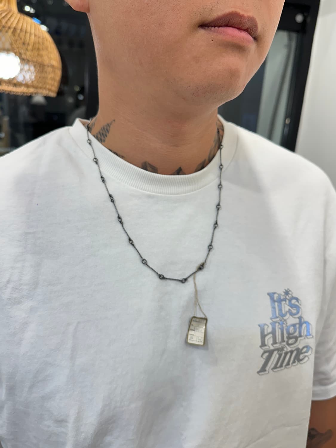 Vintage 925silver chain necklace 상품이미지8