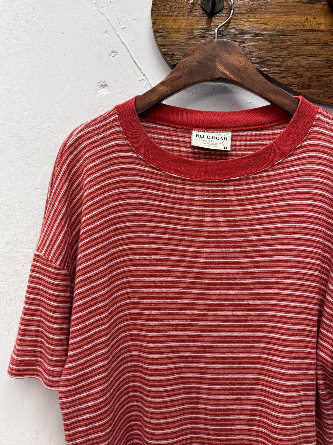 USA BLUE BEAR Striped Short Sleeve 상품이미지2