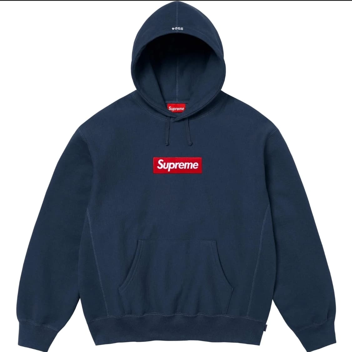 Supreme box logo hooded sweatshirt navy 상품이미지1