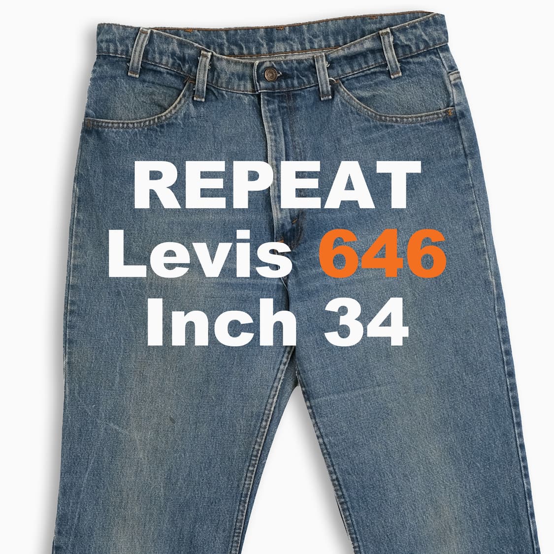 리바이스 646 오렌지탭 중청 70s USA 34인치 OR6463603 상품이미지1