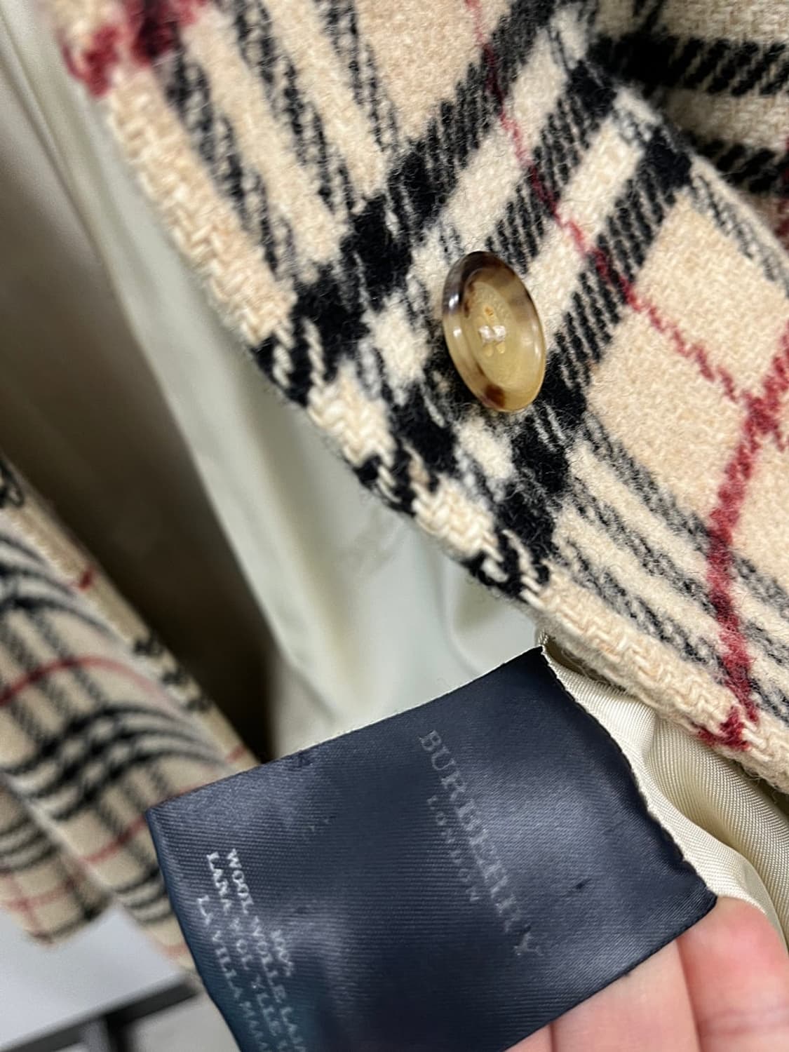 여) 버버리 노바체크 울 트렌치코트  상품이미지5