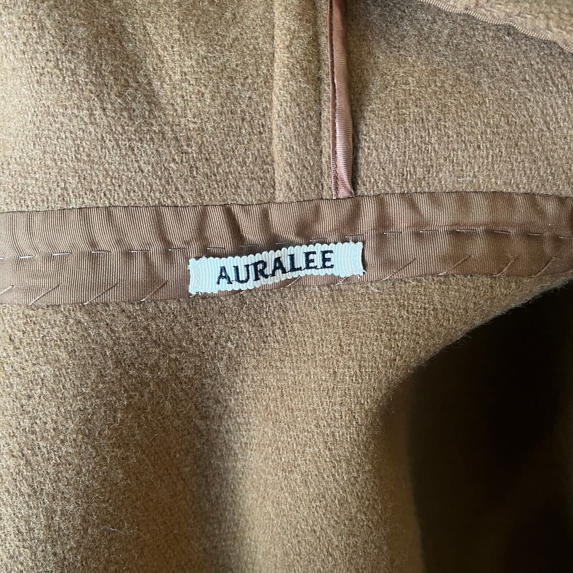 Auralee Herringbone pile hood coat (~66) 상품이미지8