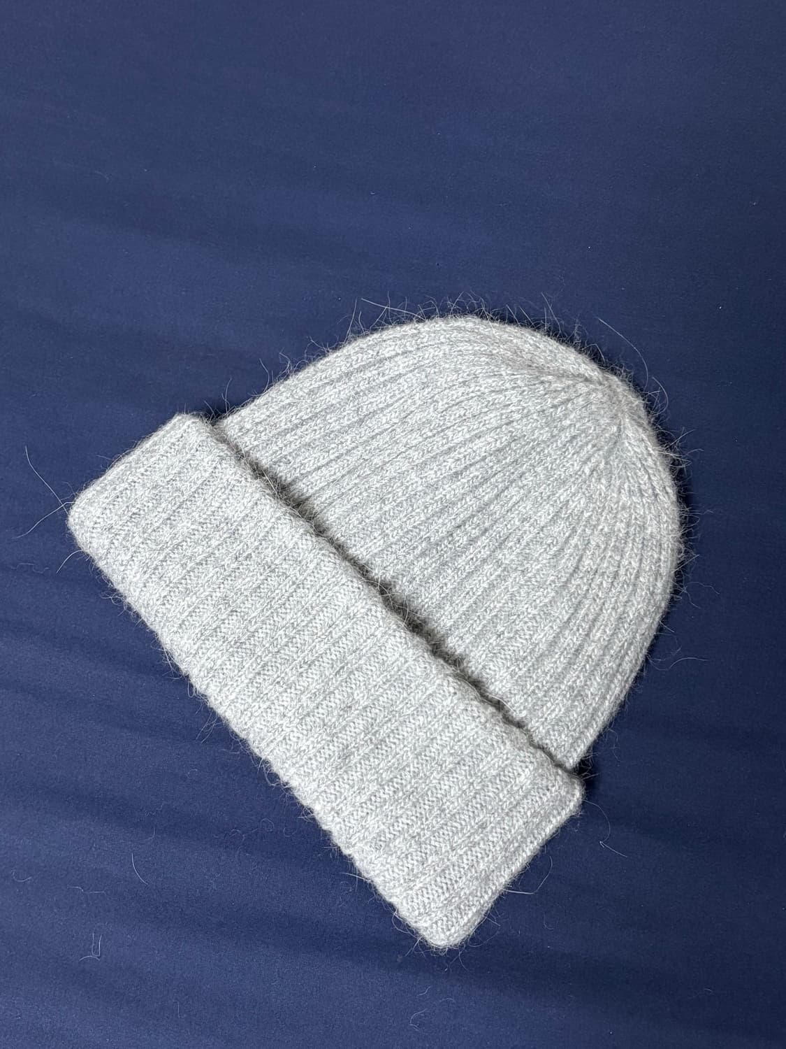 그레이 앙고라 비니 상품이미지3