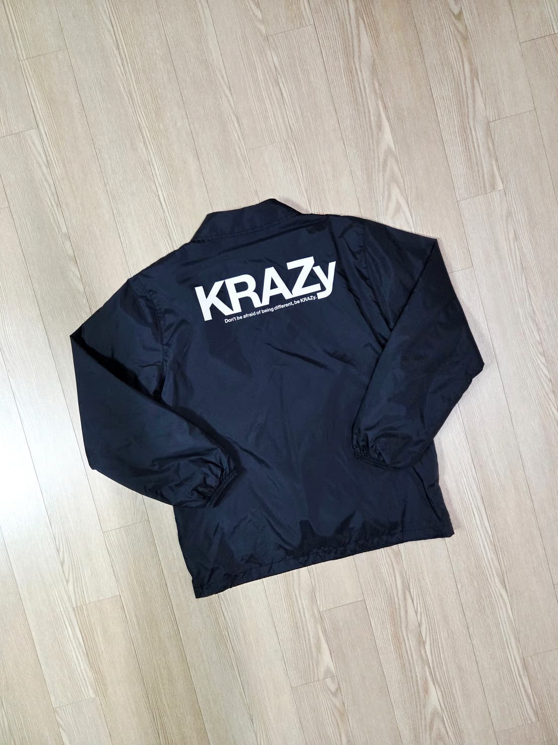 KRAZY 블랙 코치 재킷 상품이미지5