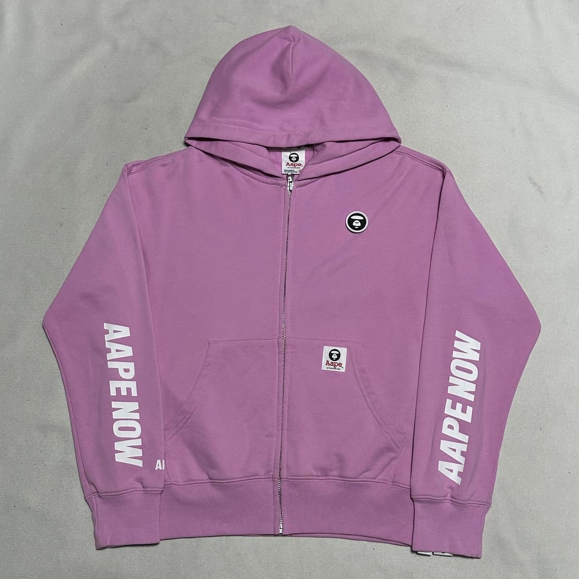 XS 에이프 나우 핑크 후드 집업 상품이미지2
