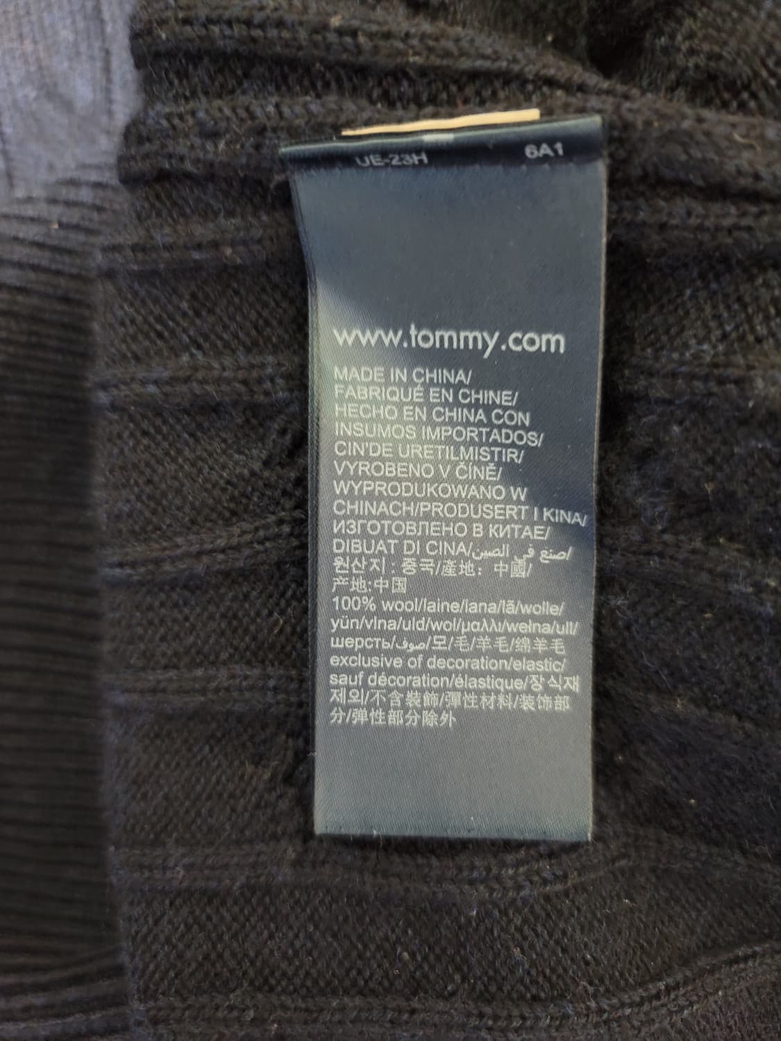 타미힐피거 럭셔리울 케이블 롱니트 상품이미지8