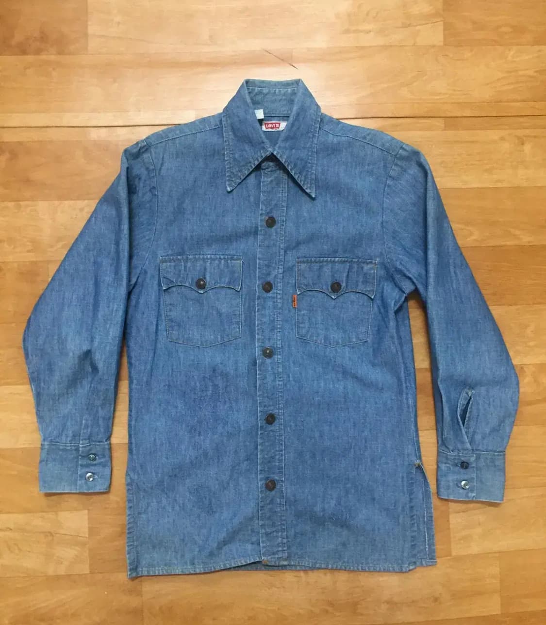 리바이스 LVC Big-E(오렌지 탭)SHAMBRAY SHIRT 상품이미지1