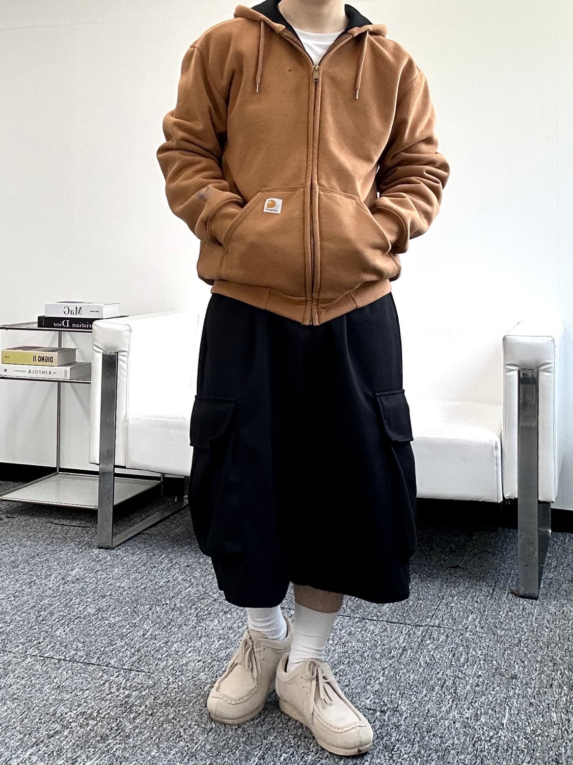 칼하트 써멀 후드집업 S 상품이미지3