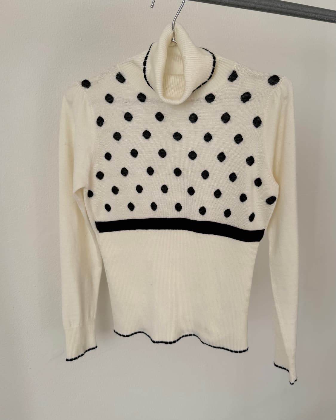 빈티지 도트 폴라티 상품이미지1