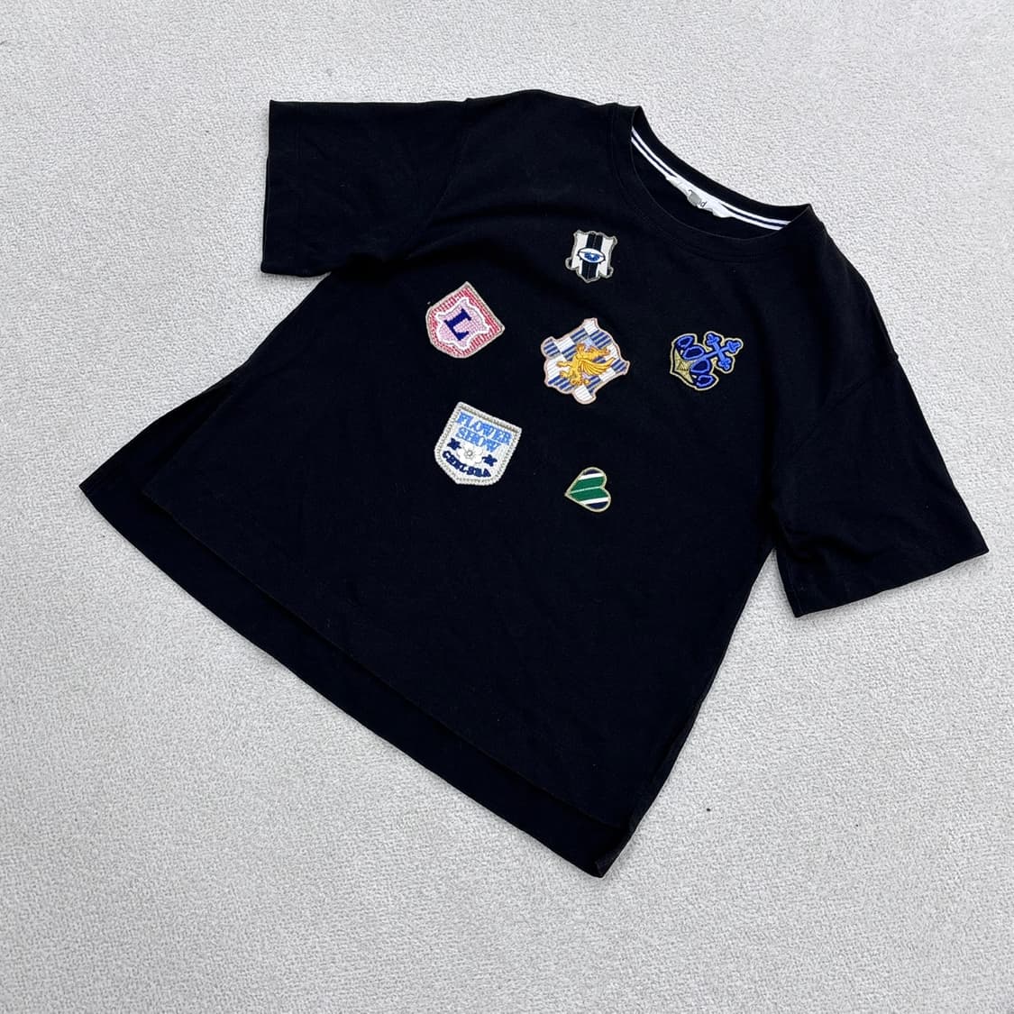 1 오즈세컨 패치 반팔 티셔츠 0331E 상품이미지1