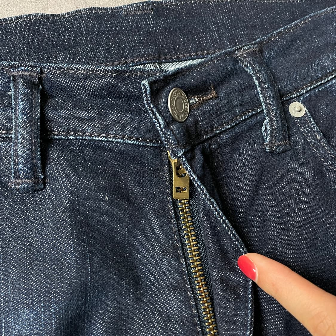 LEVI'S 리바이스513 슬림 스트레이트핏 코튼 데님 팬츠 A00660 상품이미지3