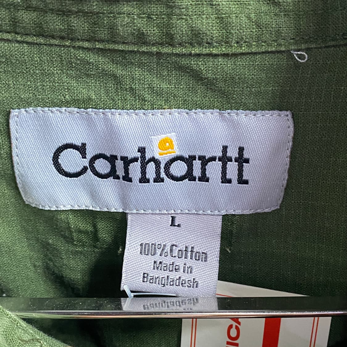 칼하트 로고 리메이크 크롭 셔츠 B3192 상품이미지4