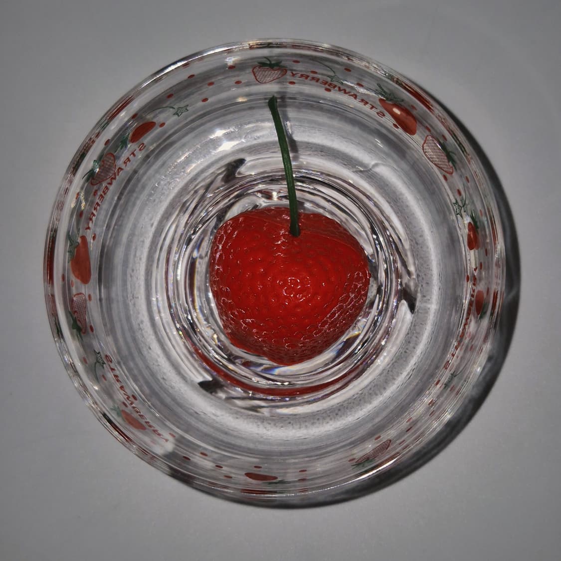 80s 아데리아 레트로 딸기 스타 디저트 잔 1p 상품이미지7