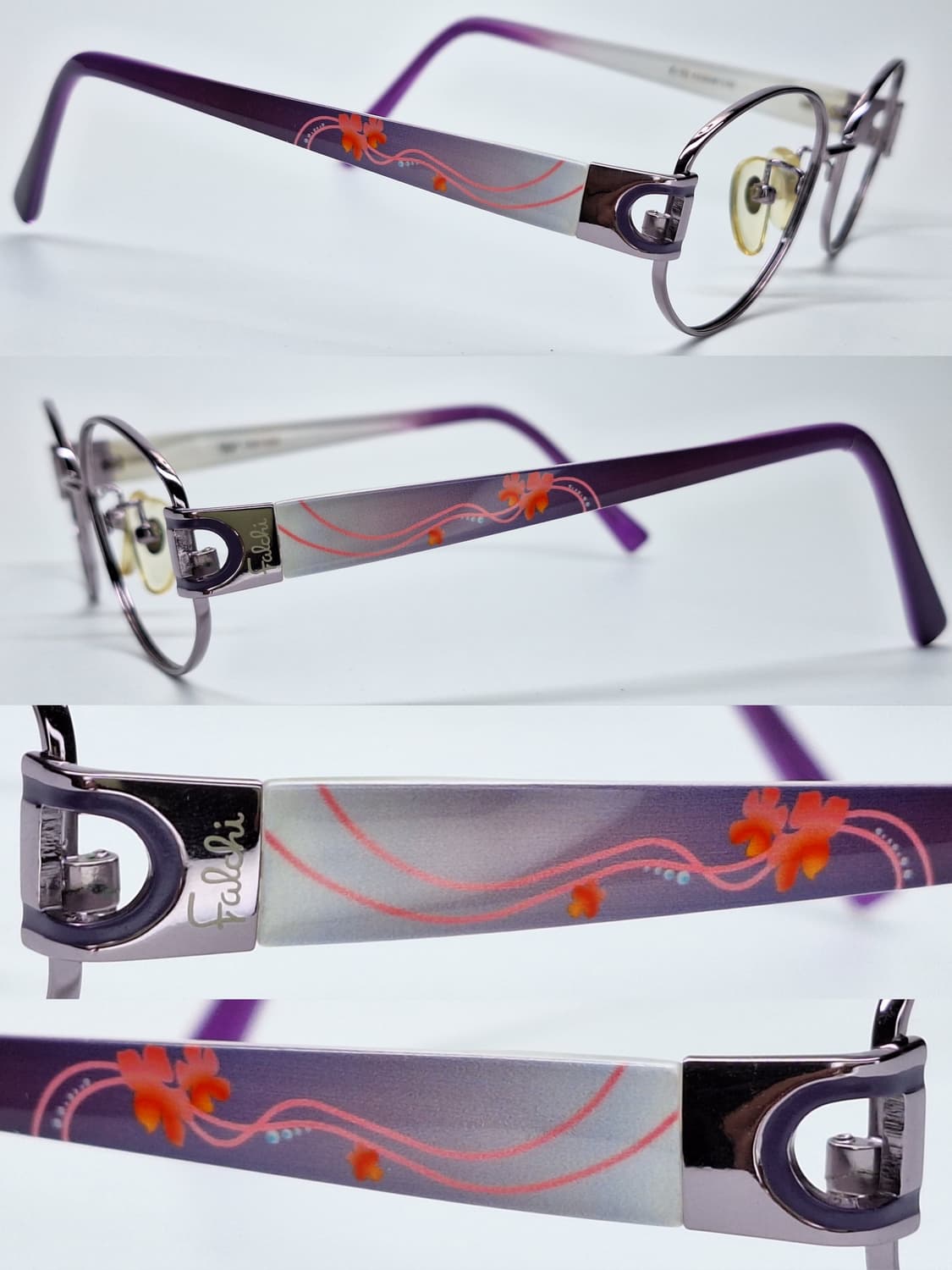 FALCHI NEW YORK FNF1002 꽃무늬 티타늄 안경테/여성안경 상품이미지3