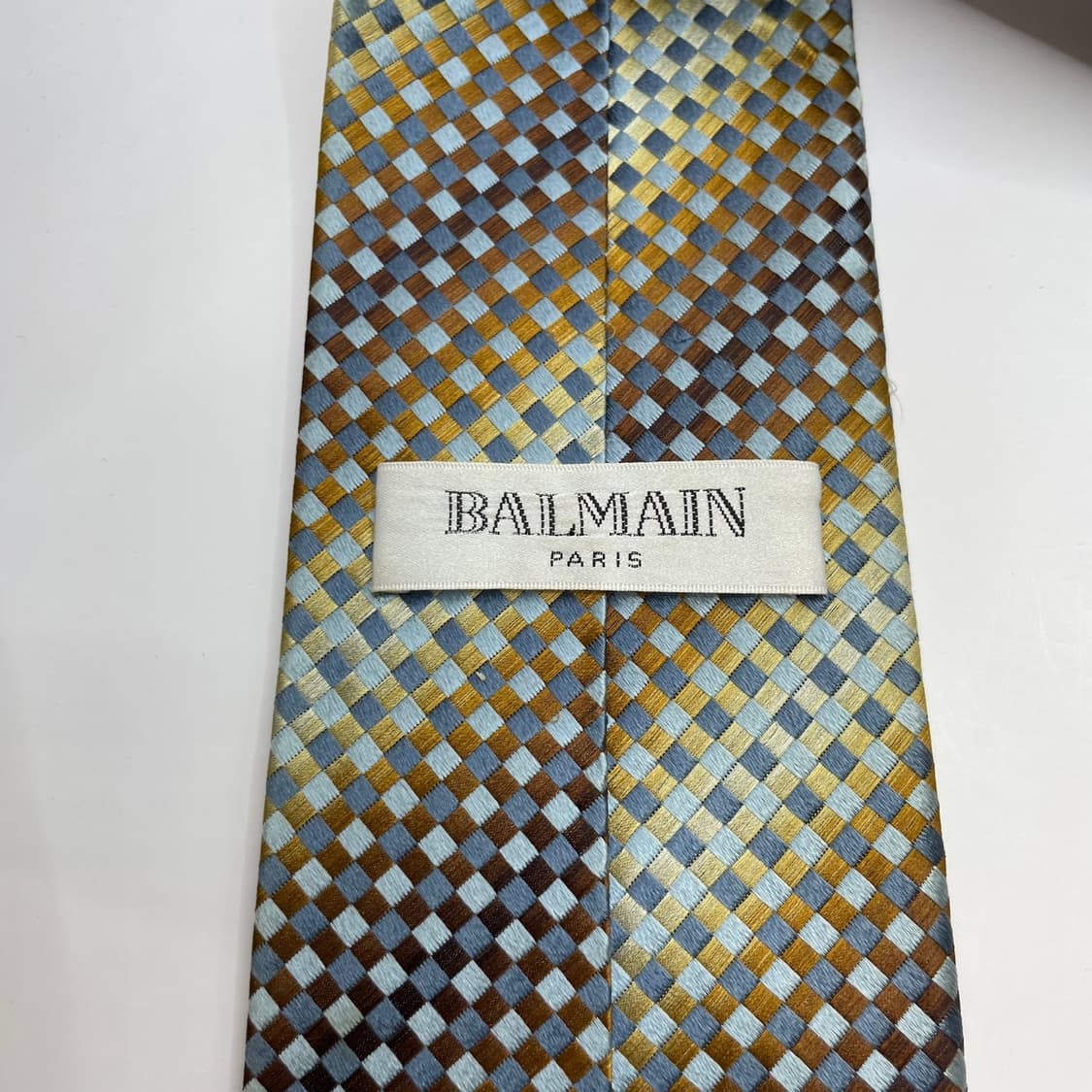 206) (BALMAIN) 발망 패턴 넥타이 상품이미지5